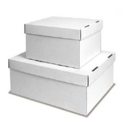 SCATOLE CON COPERCHIO BIANCA CM.31X23X14 PZ.10