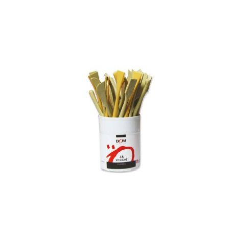 STECCHE IN PLASTICA BARATTOLO PZ.35 ASS. CM.18