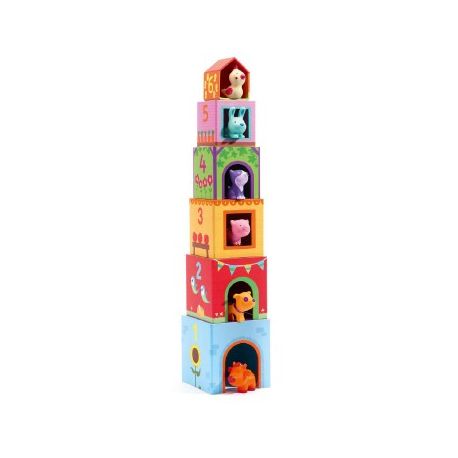 CUBI IMPILABILI LA FATTORIA PER BAMBINI