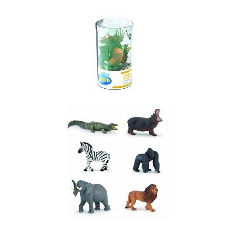 MINI ANIMALI - SELVAGGI 6PZ PER BAMBINI