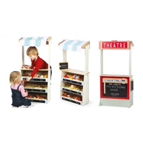 MERCATO E TEATRO 2 IN 1 PER BAMBINI