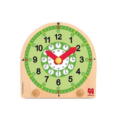 OROLOGIO IN LEGNO PER LA SEZIONE PER BAMBINI
