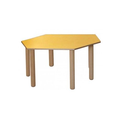 TAVOLO ESAGONALE H. 53 PER BAMBINI