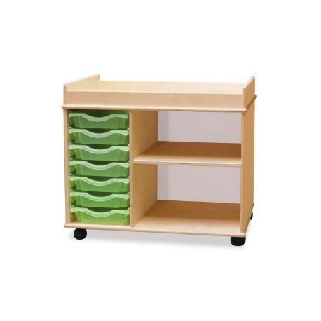 CARRELLO CON VASCHETTE PER BAMBINI
