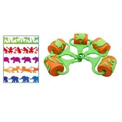 RULLI PER PITTURA PZ. 5 ANIMALI SELVAGGI