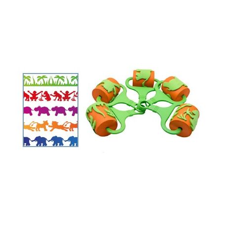 RULLI PER PITTURA PZ. 5 ANIMALI SELVAGGI