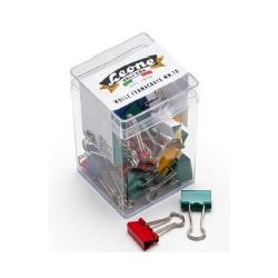 FERMAGLI A MOLLA COLORATI 19MM PZ.30