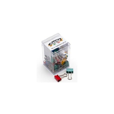FERMAGLI A MOLLA COLORATI 19MM PZ.30