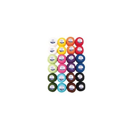 GOMITOLI IN COTONE 12 COLORI GR.20 24PZ