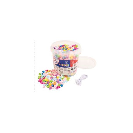PERLINE ASSORTITE CON ELASTICO 1200PZ