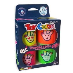 TEMPERA DITA TOY FLUORESCENTE 4 COL. ML.80