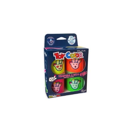 TEMPERA DITA TOY FLUORESCENTE 4 COL. ML.80