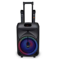 WIRELESS TROLLEY SPEAKER CON 2 MICROFONI