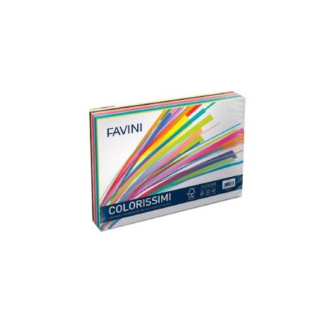 RISMA COLORISSIMI FG.240 CM.25X35 GR.220 15COL.ASS