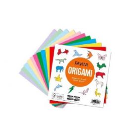 CARTA ORIGAMI FG.50 CM.15X15 GR.80 COL. ASS.