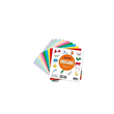 CARTA ORIGAMI FG.50 CM.15X15 GR.80 COL. ASS.