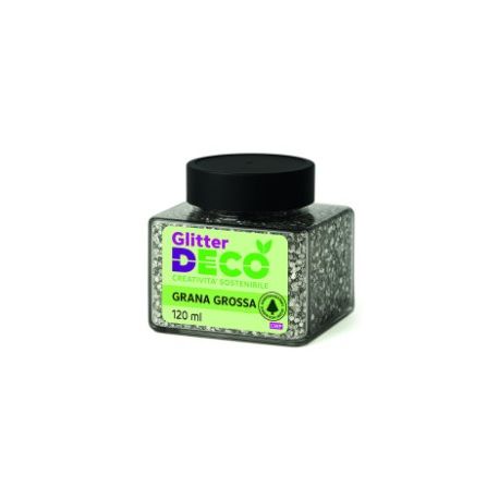 GLITTER BIO GRANA GROSSA 120ML ARGENTO