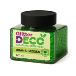 GLITTER BIO GRANA GROSSA 120ML VERDE