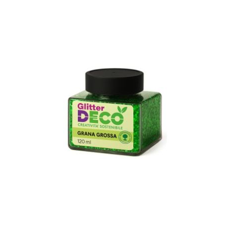 GLITTER BIO GRANA GROSSA 120ML VERDE