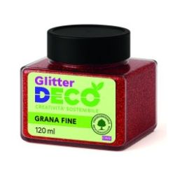 GLITTER BIO GRANA FINE 120ML ROSSO