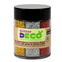 GLITTER BIO GRANA FINE 60ML DISP. 4 COLORI
