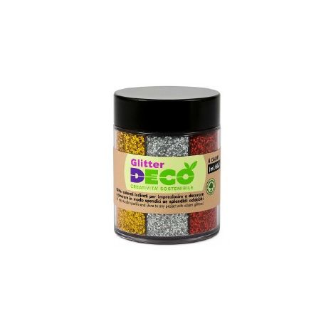 GLITTER BIO GRANA FINE 60ML DISP. 4 COLORI