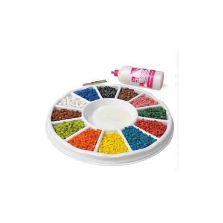 SET MOSAICO IN PIETRA 12 COL. DA 100GR