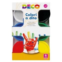 COLORI A DITA DECO 6 COL. 100ML