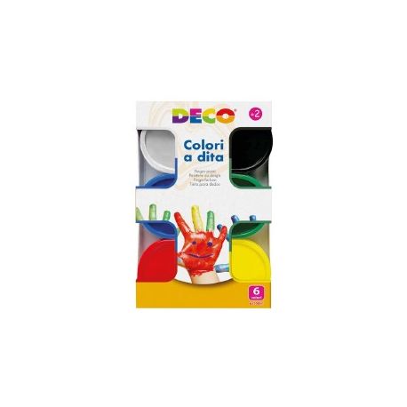 COLORI A DITA DECO 6 COL. 100ML