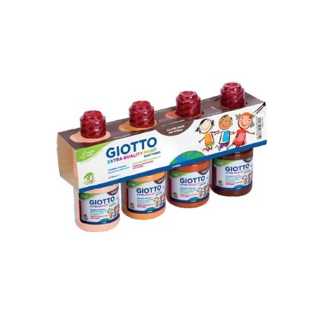 TEMPERA COLORI DELLA PELLE 4 COL. 250ML