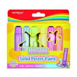 TEMPERA SOLIDA PASTEL 6 COLORI
