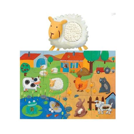 PUZZLE TATTILE FATTORIA PER BAMBINI