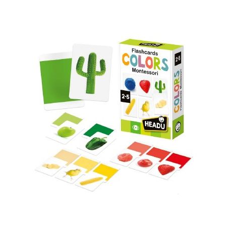 FLASHCARDS COLORS MONTESSORI PER BAMBINI