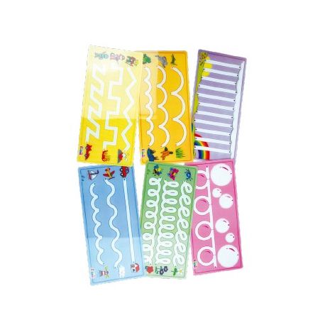 SEGUI LA LINEA - 6 TAVOLE 24X16,5CM PER BAMBINI
