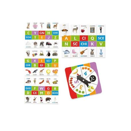 TOMBOLA FONETICA ALFABETO E PAROLE PER BAMBINI