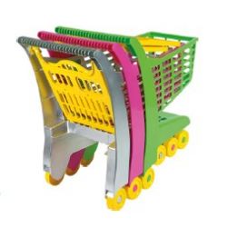CARRELLO DELLA SPESA IN PLASTICA