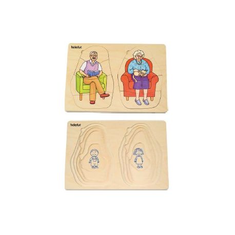 PUZZLE FASI DELLA VITA PER BAMBINI