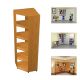 Libreria angolare ARCHIVE 60x60x196h bianco
