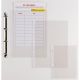 Buste perforazione universale PVC 22X30/15 cf.25pz Ercole
