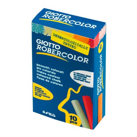 Gessi colorati rotondi cf.10pz GIOTTO