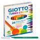 Cf.24 pennarelli colorati Giotto Turbocolor