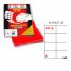 Etichette Copy rosso 105X74 100fg