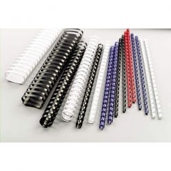 Spirali pl. diam.12mm cf.100pz nero