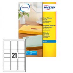 Etichette Avery J8560 63,5X38,1 21et./25fg