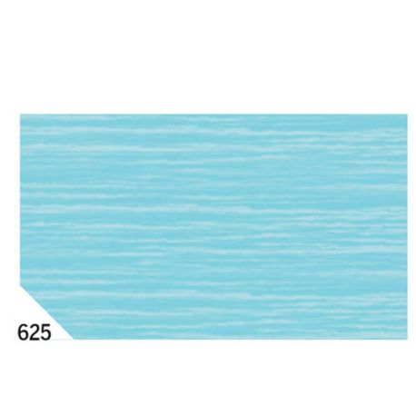 Rotolo carta crespa 50x 250cm 60gr azzurro