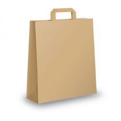 Shoppers neutre Kraft 22x10x29 25pz avana piattina