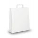 Shoppers neutre Kraft 22x10x29 25pz bianche piattina