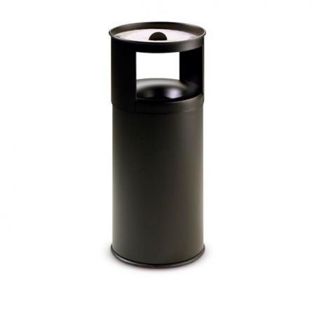 Gettacarte posacenere con sabbia diam.31x80cm nero