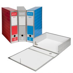 Portadocumenti Box X4 apertura totale grigie