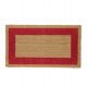 Zerbino in Cocco Velcoc mis. cm 45x80 Rosso